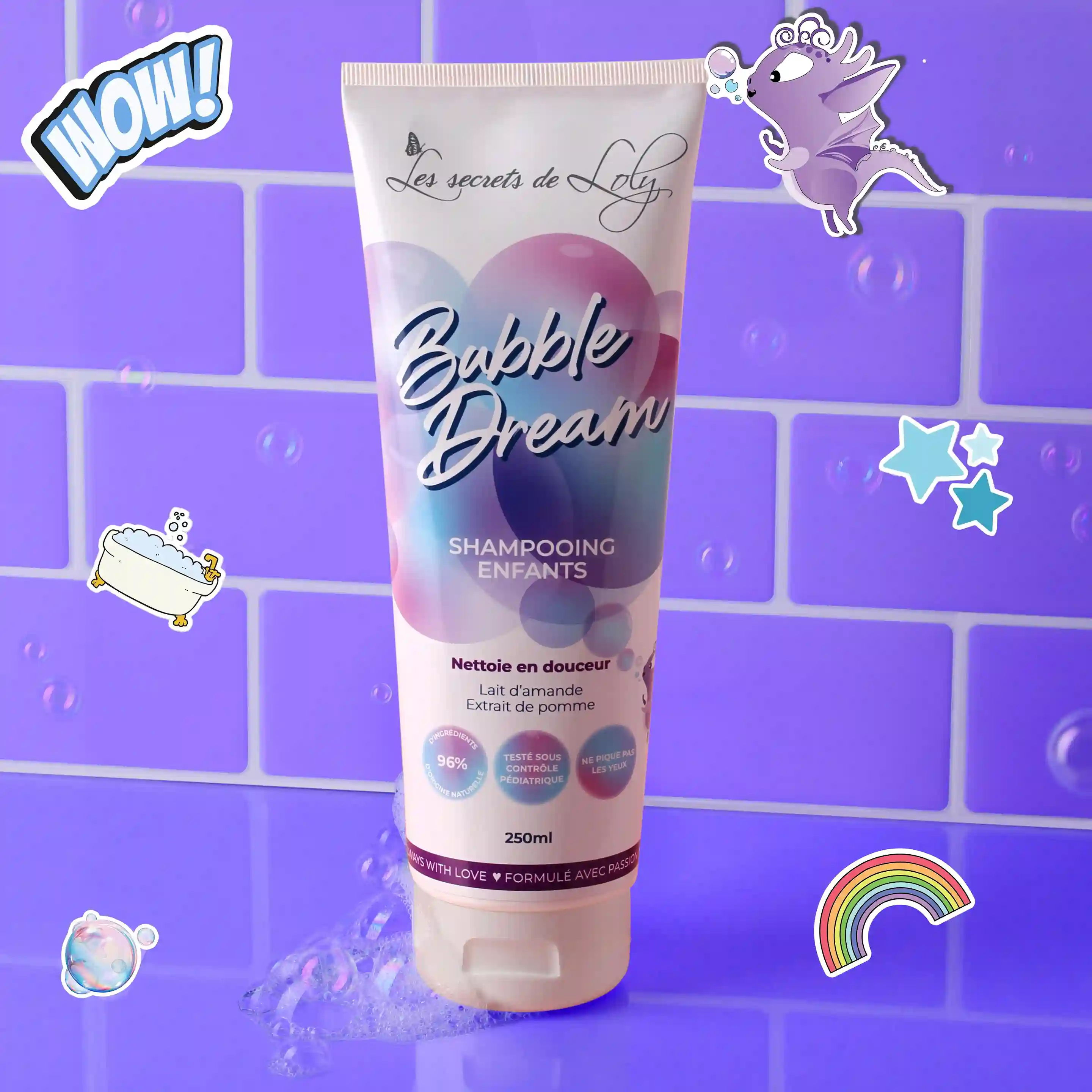 Bubble Dream - Shampooing doux enfant - 250ml - Image 4