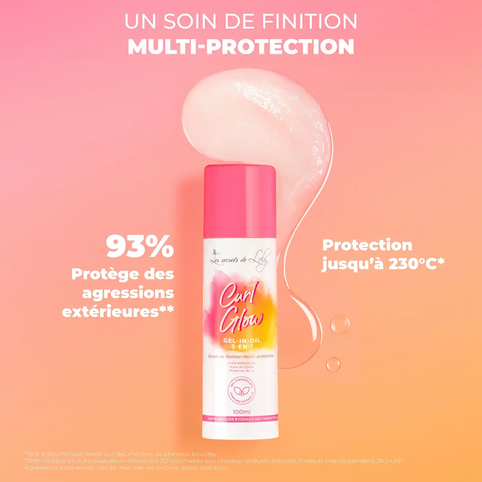 Curl Glow - Sérum de finition multi-protection - 100ml - Image 4
