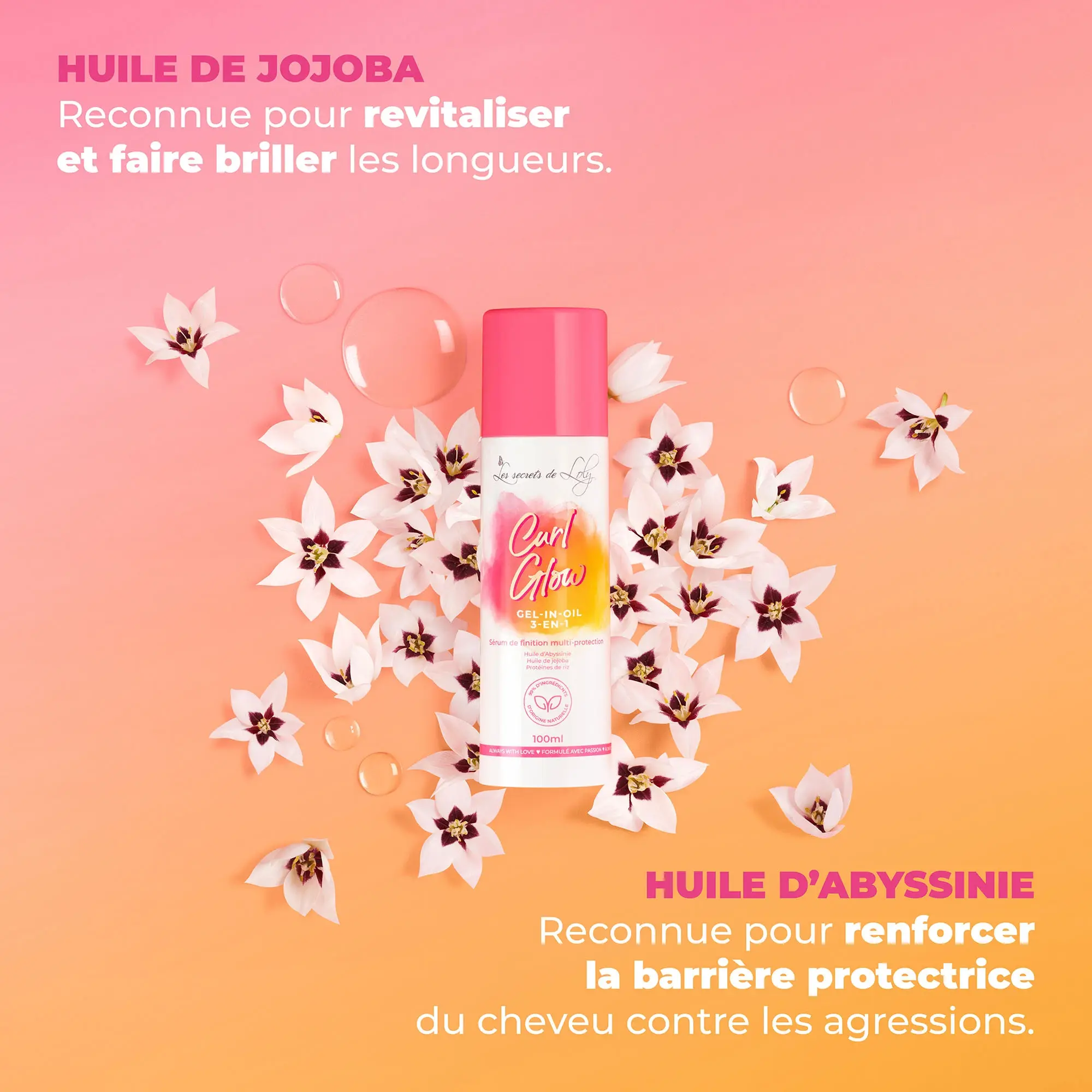 Curl Glow - Sérum de finition multi-protection - 100ml - Image 5