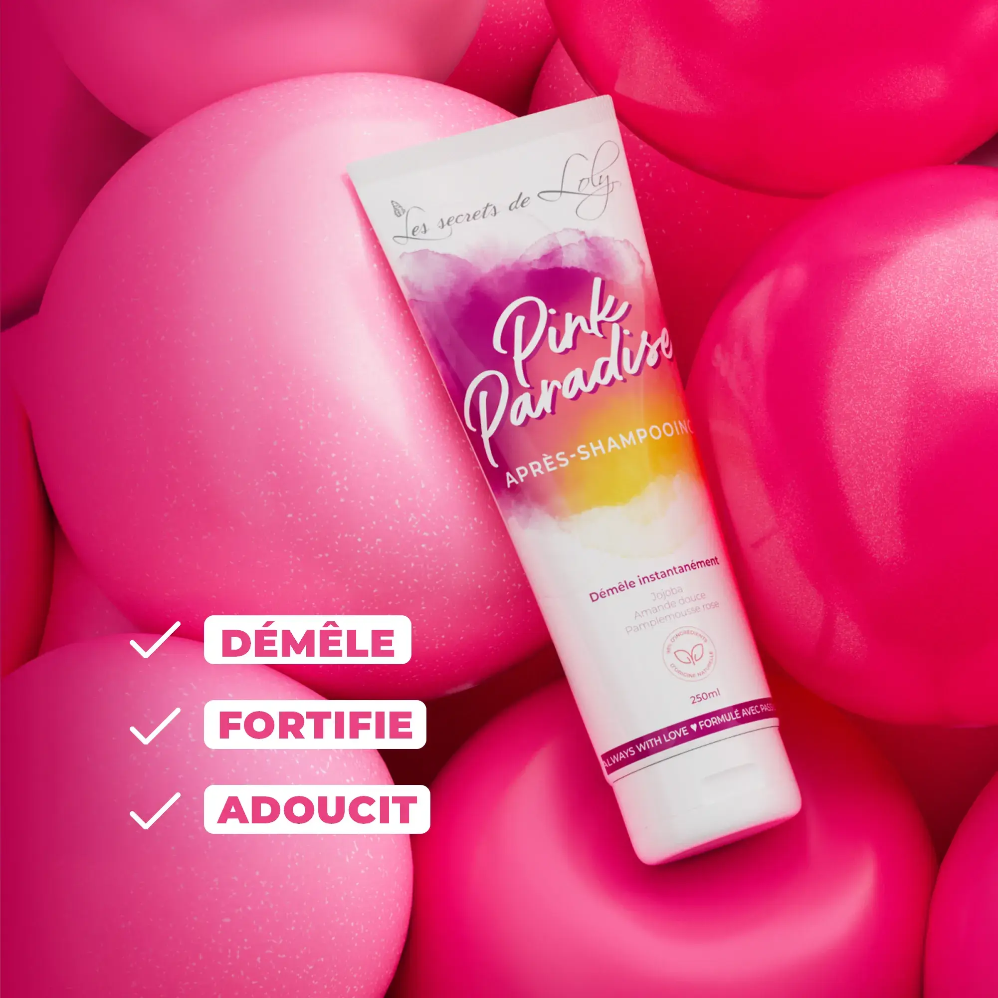 Pink Paradise - Après-shampooing ultra démêlant - 250ml - Image 3