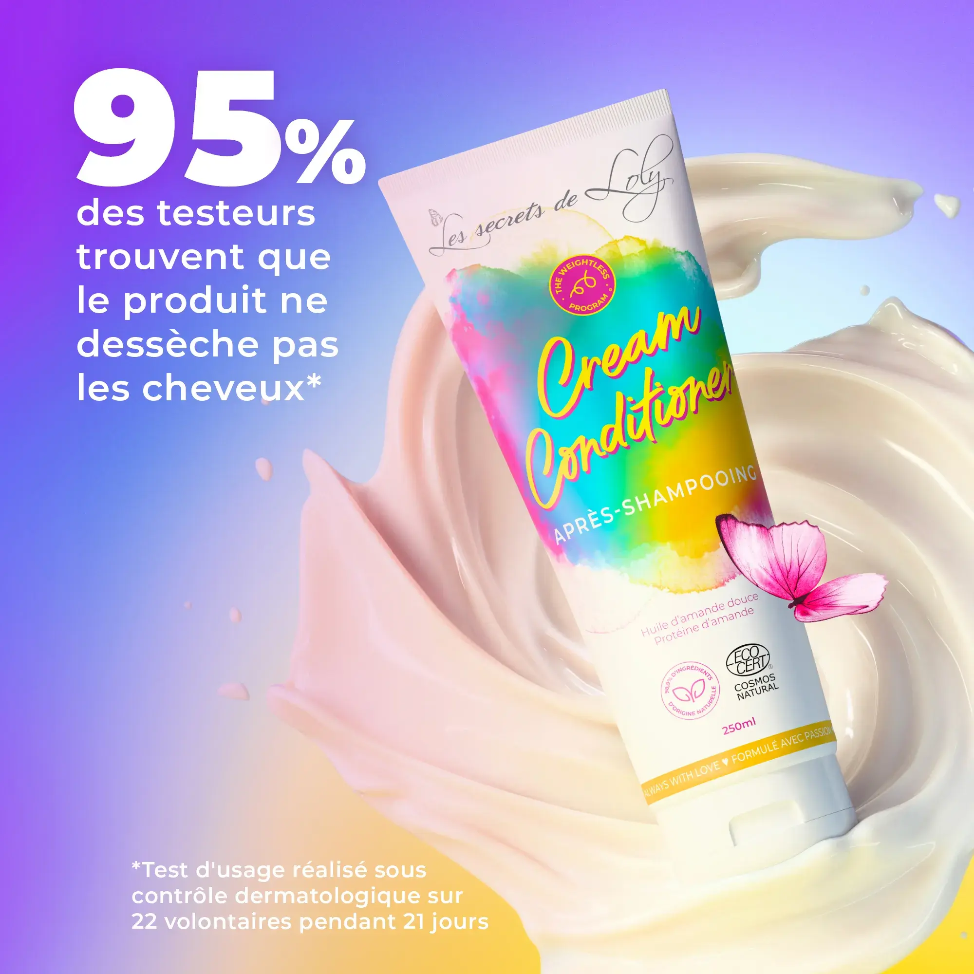 Cream Conditioner - Après-shampooing démêlant - 250ml - Image 4