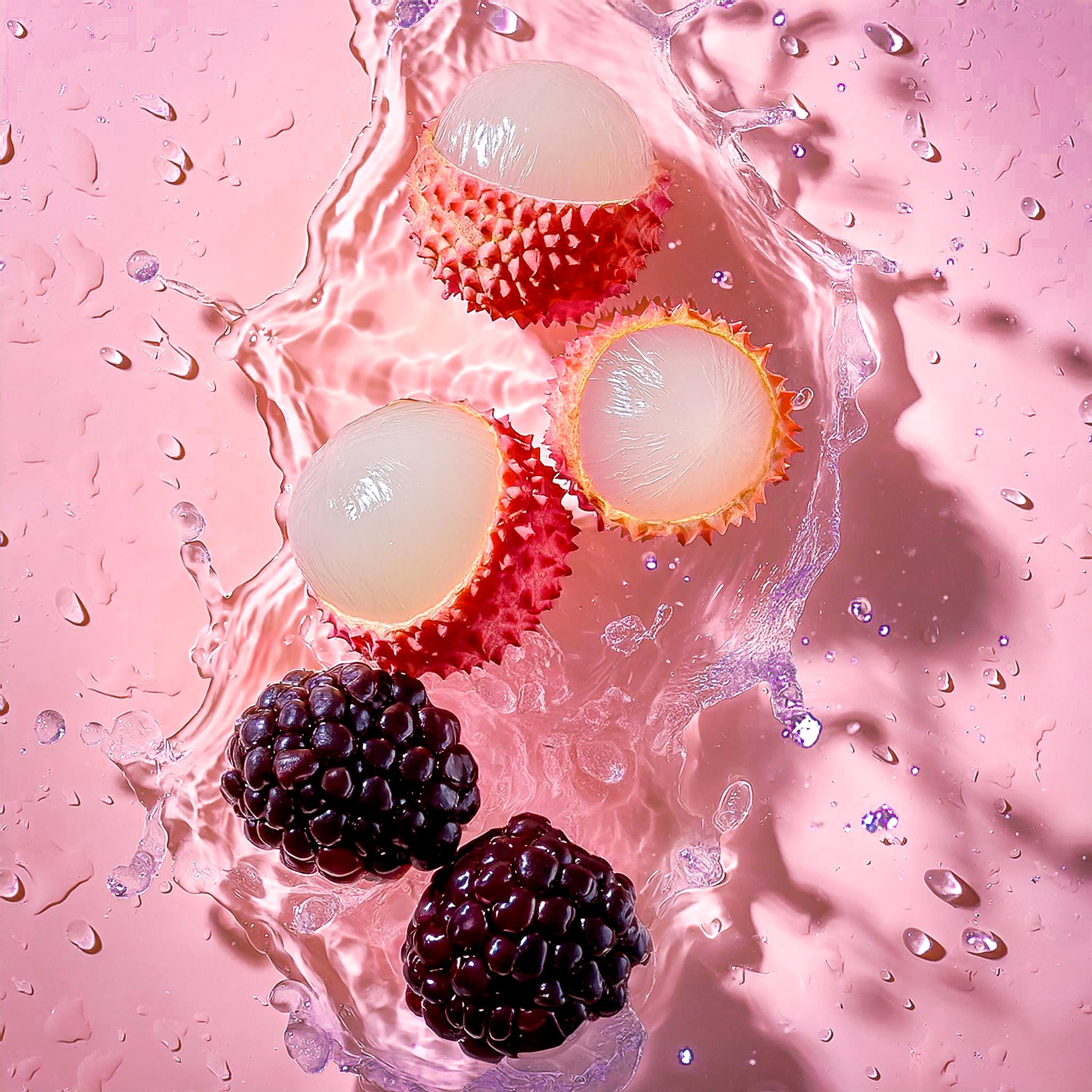 Duo Fruité Litchi-Mûre - Smoothie cheveux & Sorbet corps - Image 3