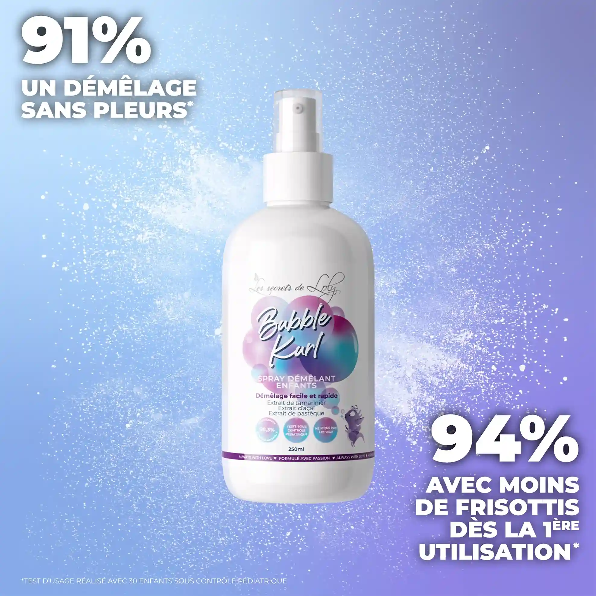 Les Essentiels Anti-Noeuds - Shampooing, après-shampooing, spray démêlant et brosse pour les enfants - Image 5