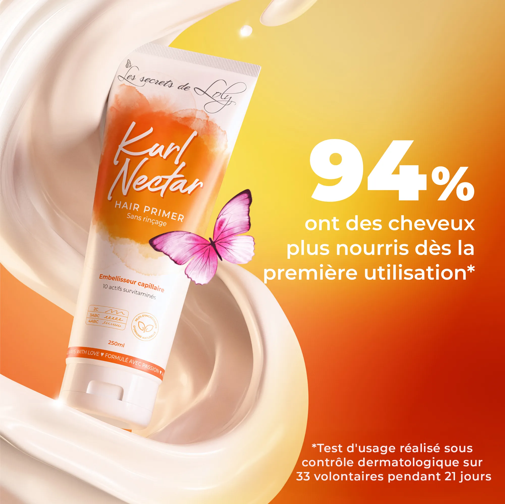 Kurl Nectar - Crème sans rinçage réparatrice et hydratante - 250ml - Image 5