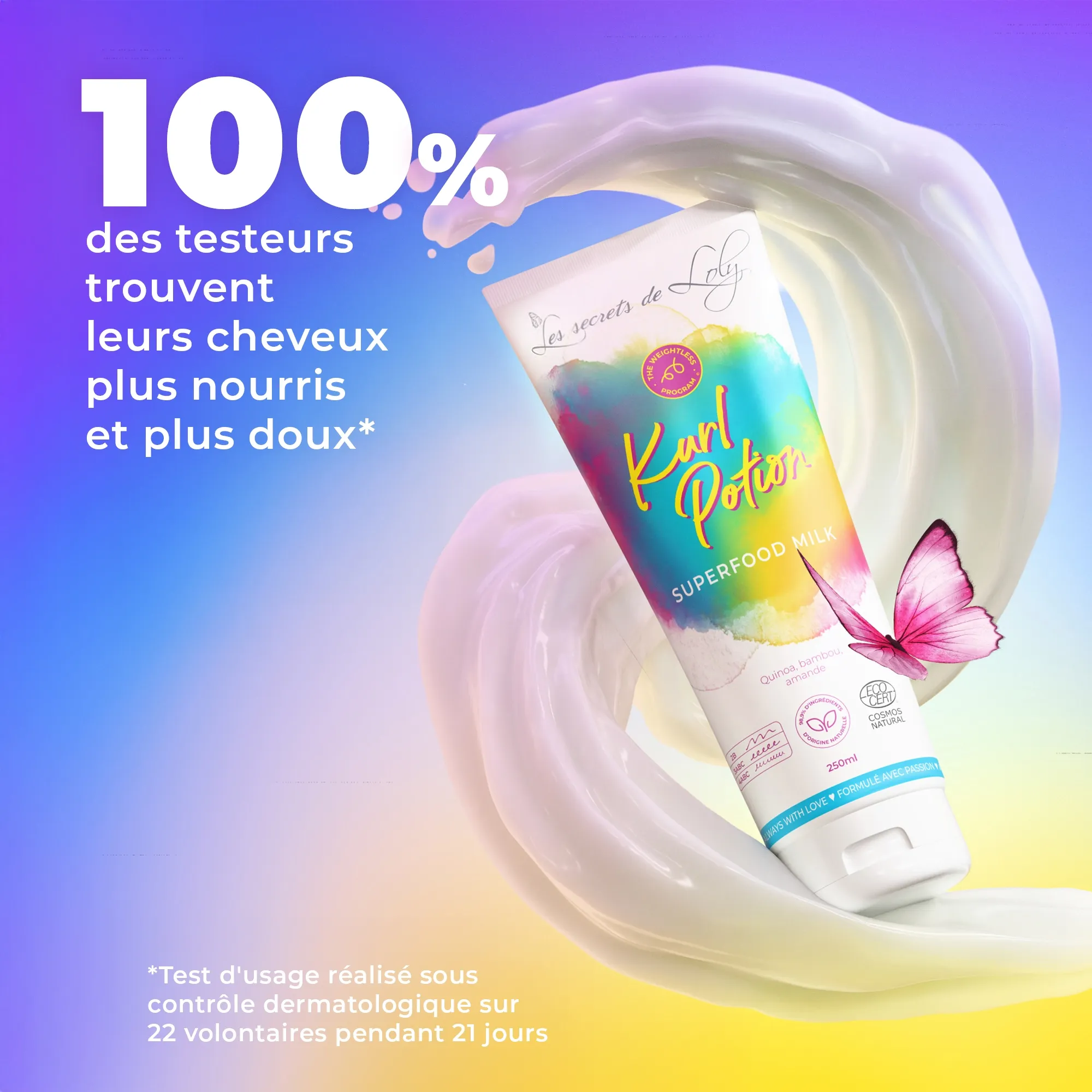 Kurl Potion - Crème sans rinçage définissante et hydratante - 250ml - Image 5