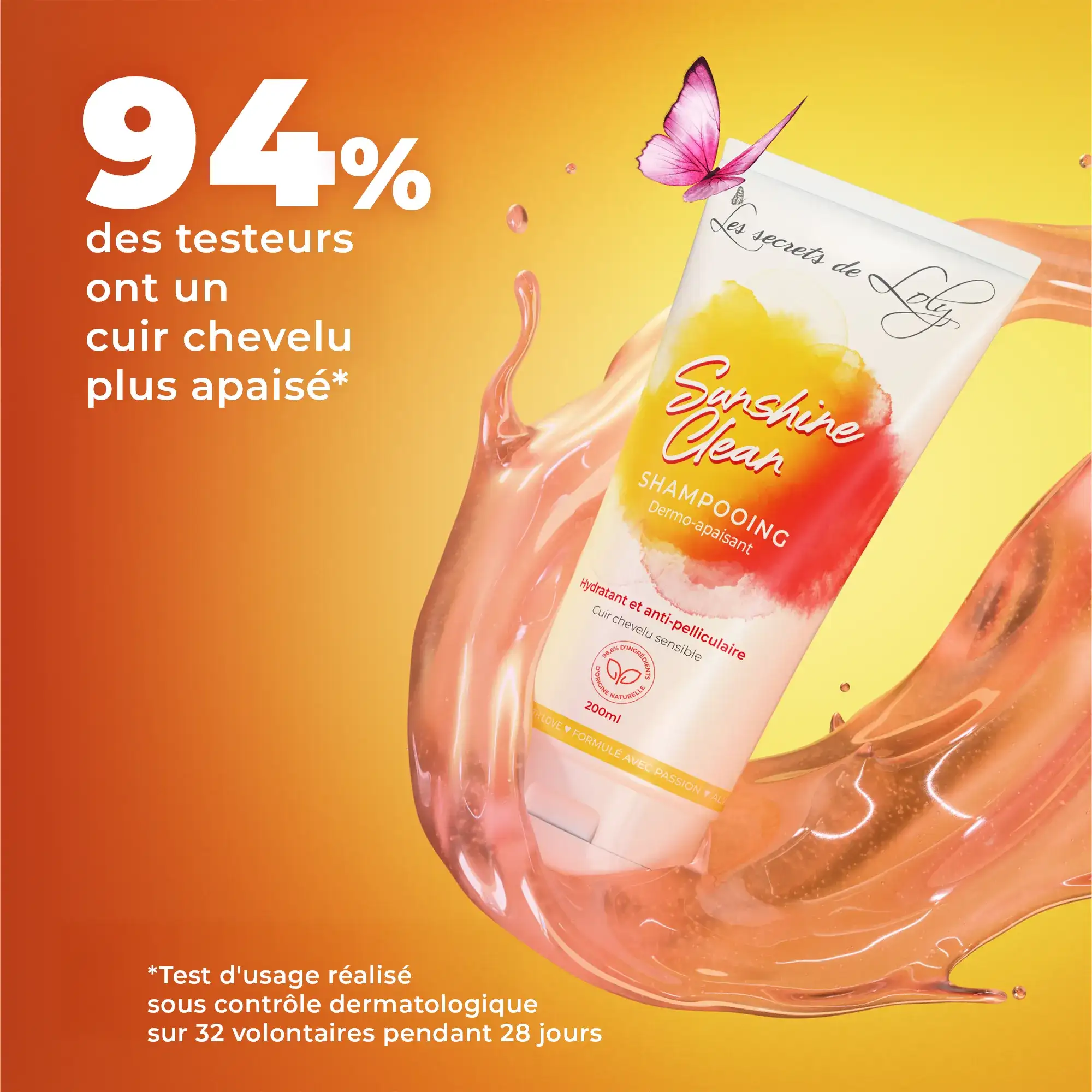 Sunshine Clean - Shampooing cuir chevelu sensible - 200ml - Image 5